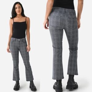 Frame Denim Le Crop Mini Boot in Noir Multi size 27